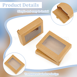 Cuboid Kraft Paper Storage Gift Boxes&nbsp;CON-WH0095-99A-01