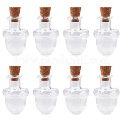 10Pcs Clear Glass Wishing Bottles&nbsp;AJEW-TA0002-85C
