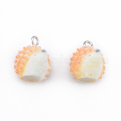 Opaque Resin Pendants&nbsp;RESI-T053-06