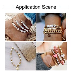 DIY Alphabet Theme Stretch Bracelets Making Kits&nbsp;DIY-CW0001-10