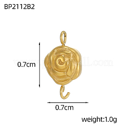 Flower 304 Stainless Steel Shell Links Connectors&nbsp;STAS-OY004-61G