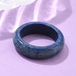 女性用天然石プレーンバンドリング  usサイズ6 1/2(16.9mm)&nbsp;RJEW-P044-01A-M