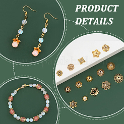 360Pcs 15 Style Tibetan Style Alloy Caps&nbsp;FIND-PH0018-49