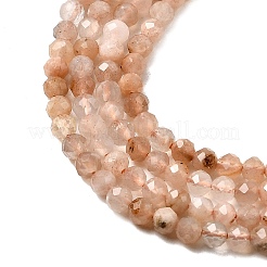 Natural Peach Moonstone Beads Strands&nbsp;G-F619-19A-3mm-01