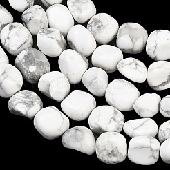 Natural Howlite Beads Strands&nbsp;GG-CBA787B-A03