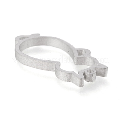 Tarnish Resistant 304 Stainless Steel Open Back Bezel Pendants&nbsp;STAS-K208-10P