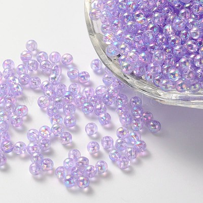 Eco-Friendly Transparent Acrylic Beads&nbsp;PL732-1-1