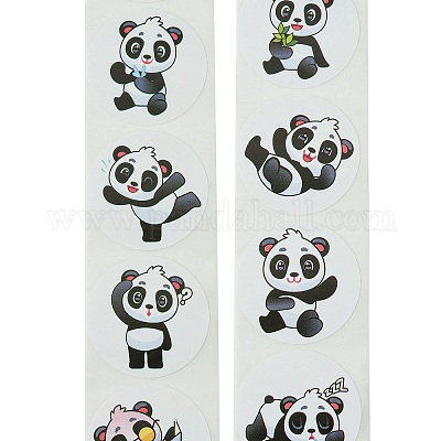 Cartoon Patterns Paper Gift Sticker Rolls&nbsp;DIY-R083-03E-1