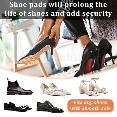 Rubber Self-adhesive Anti-Slip Shoe Bottom Pads&nbsp;FIND-WH0128-36B-1