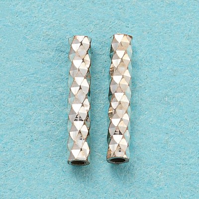 925 Sterling Silver Tube Beads&nbsp;STER-Q191-02S-1