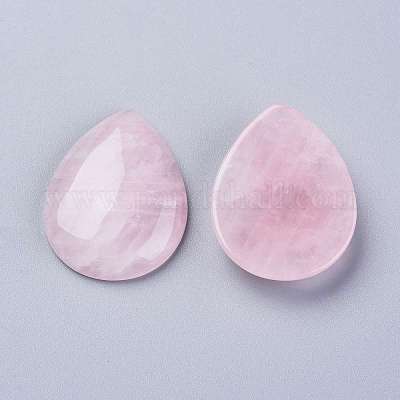 Natural Rose Quartz Cabochons&nbsp;G-E491-A-03-1