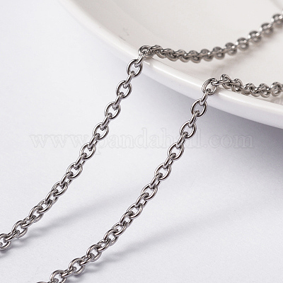 Tarnish Resistant 304 Stainless Steel Cable Chains&nbsp;CHS-H007-33P-1