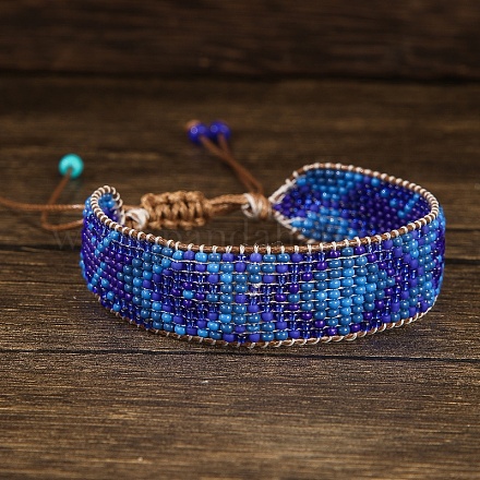 にゃん様】ガラスビーズ ブレスレット 8本 No.8-14 ハンドメイド