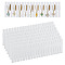 4Pcs PP Plastic Multi-Function Drawer Divider, Classification Partition, White, 248x69.5x2mm
