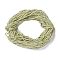Polyester Cord, Twisted Cord, Honeydew, 5mm, about 97~100m/bundle