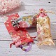 シルクポーチ  ドローストリングバッグ  ミックスカラー  19~20x7.5~8cm&nbsp;ABAG-PH0002-37-6