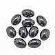 Natural Black Stone Cabochons&nbsp;G-R415-18x25-46-1