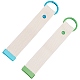 2Pcs 2 Colors Rectangle Polyester Keychains&nbsp;KEYC-CP0001-49A-7