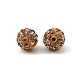 Polymer Clay Rhinestone Beads&nbsp;RB-H284-6MM-Half-246-2