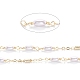 Handmade CCB Plastic Imitation Pearl Beaded Chains&nbsp;CHC-M021-29LG-2