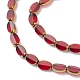 Electroplate Transparent Glass Beads Strands&nbsp;EGLA-K015-05A-3
