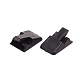 プラスチックリングホルダー  リングディスプレイスタンド  長方形  ブラック  24x16.5x10mm&nbsp;KY-WH0043-18C-1
