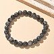Natural Larvikite Bead Stretch Bracelets&nbsp;BJEW-K212-B-046-2