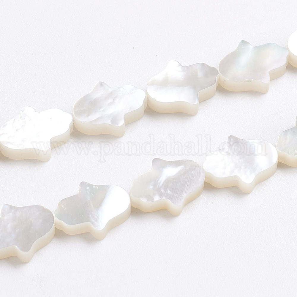 Wholesale Natural White Shell Mother of Pearl Shell Beads - Pandahall.com