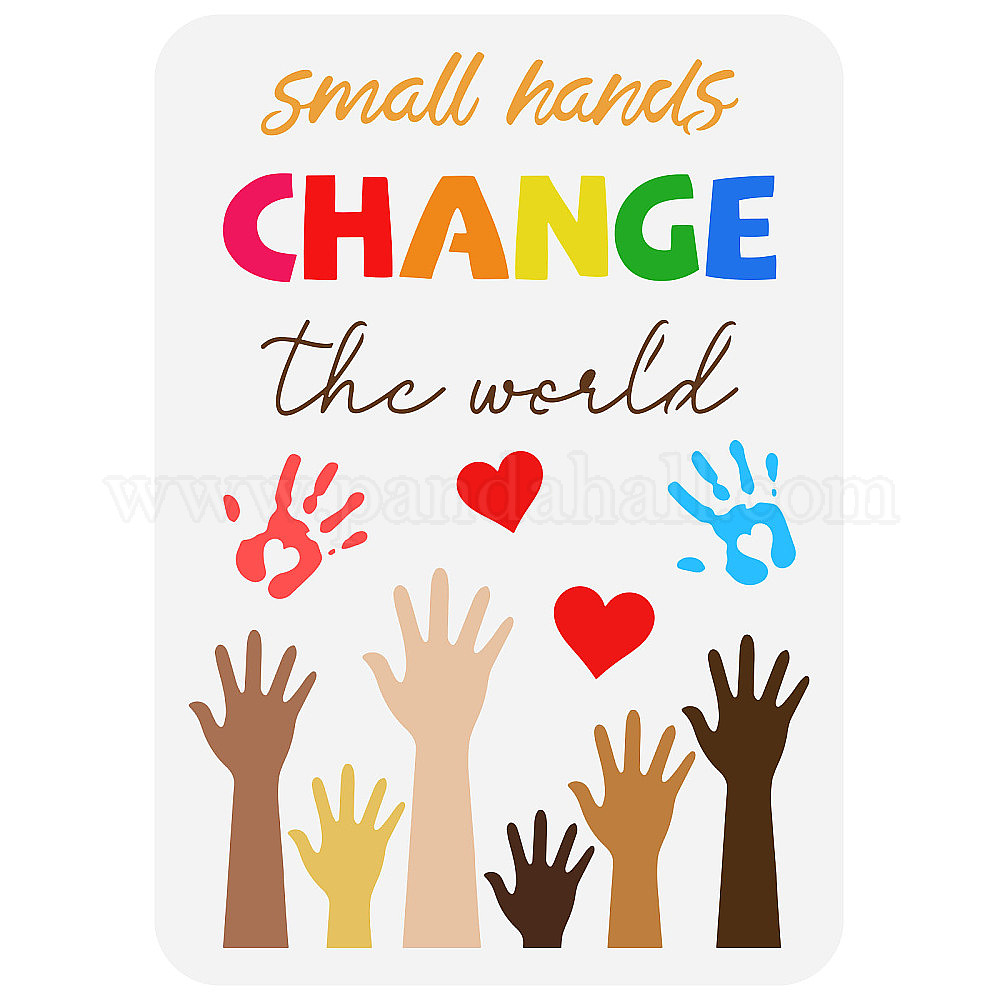 Hand Change Wholesale Plastic Drawing Painting Stencils Templates - Pandahall.com