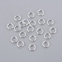 Tarnish Resistant 304 Stainless Steel Open Jump Rings, Silver, 20 Gauge, 4x0.8mm, Inner Diameter: 2.5mm