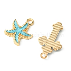 DIY Marine Theme Resin & Alloy Enamel Bead European Bracelet Making Kits&nbsp;DIY-FS0006-87