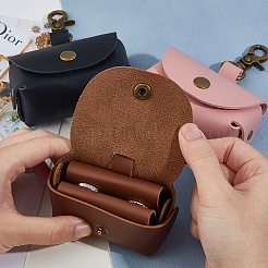 PU Leather Ring Storage Gift Cases with Iron Rings & Clasps&nbsp;AJEW-WH0348-484A