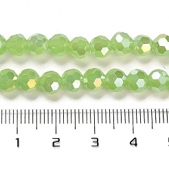 Imitation Jade Glass Beads Stands&nbsp;EGLA-A035-J6mm-B01