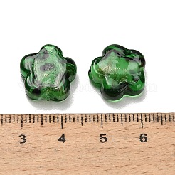 Handmade Gold Sand Lampwork Beads&nbsp;LA-T032-02E