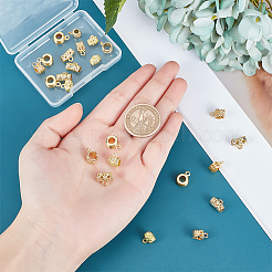 24Pcs 4 Style Brass Tube Bails&nbsp;KK-PH0003-83
