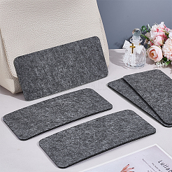 フェルトバッグ底マット  長方形  グレー  220x100x4mm&nbsp;DIY-WH0750-341B