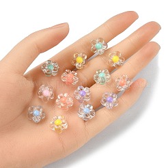 30Pcs 6 Colors Transparent Acrylic Beads&nbsp;TACR-YW0001-95