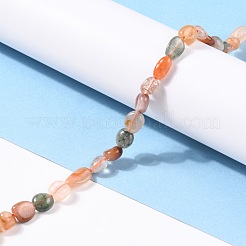 Natural Rutilated Quartz Beads Strands&nbsp;G-G018-06