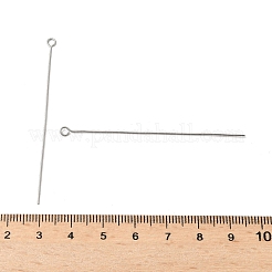 304 Stainless Steel Eye Pins&nbsp;STAS-K293-13P-0.6x60mm