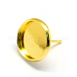 Iron Stud Earring Settings&nbsp;MAK-Q007-22
