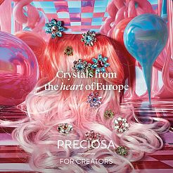 プレシオサ® マキシマ クリスタル ファンシーストーン  チェコクリスタル  435 34 222 八角形  デュラフォイル  00030 235 ハニー  8x6mm&nbsp;Y-PRC-FD8-00030-235
