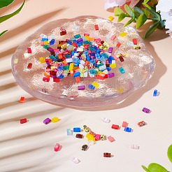 320Pcs 16 Styles 2-Hole Glass Seed Beads&nbsp;SEED-TA0001-29