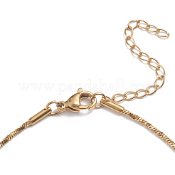 304 Stainless Steel Snake Chain Anklets&nbsp;AJEW-G024-07G