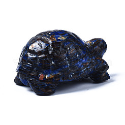 Tortoise Assembled Natural Bronzite & Synthetic Imperial Jasper Model Ornament&nbsp;G-N330-39A-03