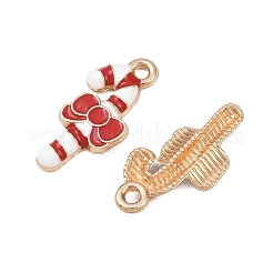Christmas Alloy Enamel Pendants&nbsp;FIND-I067-02KCG-14A