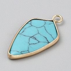 Synthetic Turquoise Pendants&nbsp;G-WH0035-19C