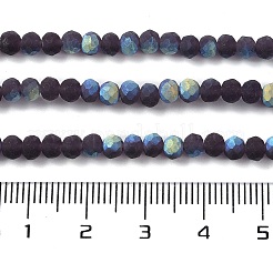 Transparent Glass Beads Strands&nbsp;X1-EGLA-A034-T4mm-MB15