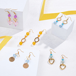 DIY Geometry Earring Making Kits&nbsp;DIY-SC0012-15