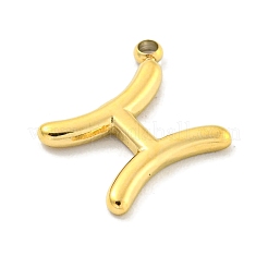 Real 18K Gold Plated PVD Vacuum Plating 304 Stainless Steel Pendants&nbsp;STAS-L278-002G-12