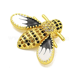 Real 18K Gold Plated Brass Micro Pave Cubic Zirconia Pendants&nbsp;KK-R159-33G